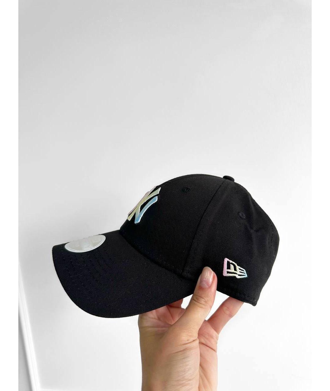 New Era Черная хлопковая кепка, фото 2