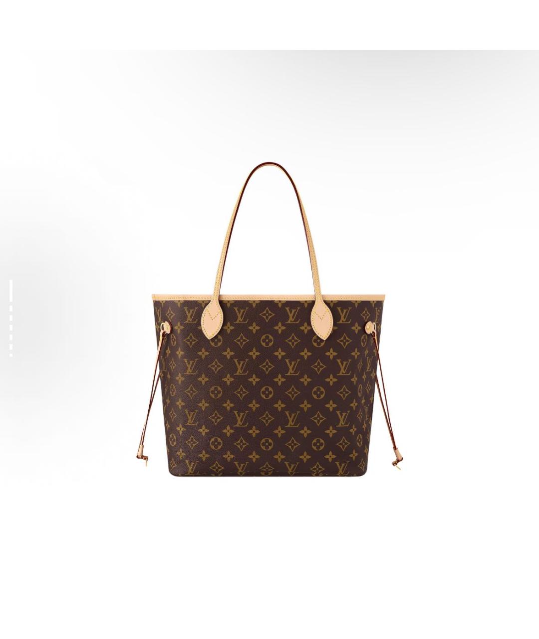 LOUIS VUITTON Коричневая кожаная сумка тоут, фото 9
