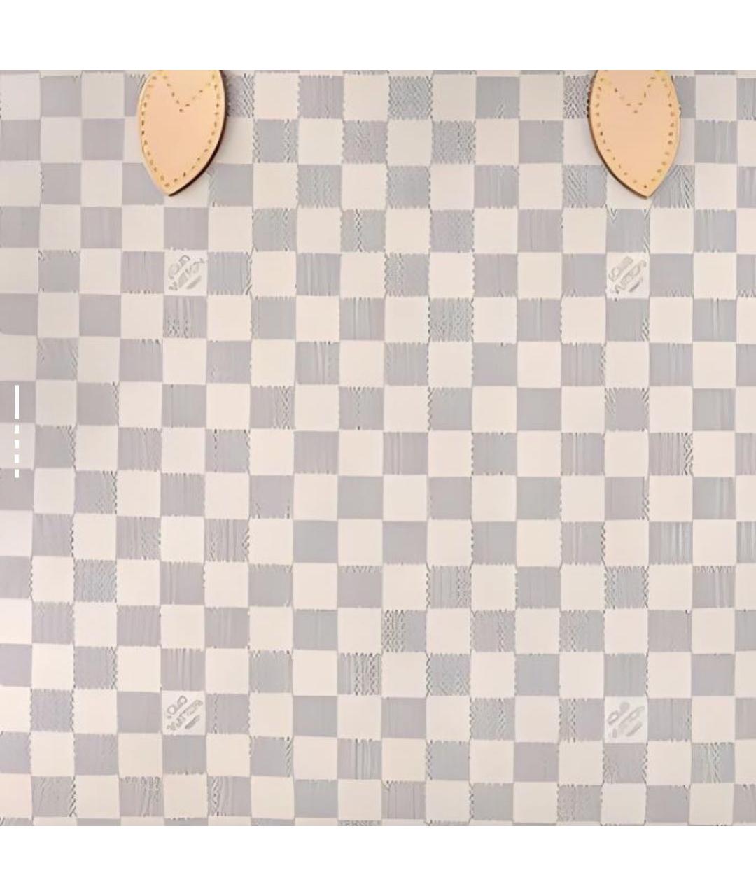 LOUIS VUITTON Бежевая кожаная сумка с короткими ручками, фото 4