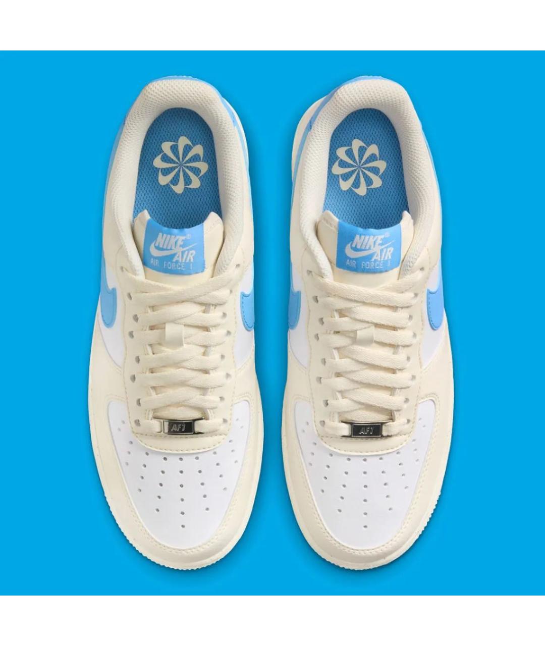 NIKE Бежевые кожаные кеды, фото 4