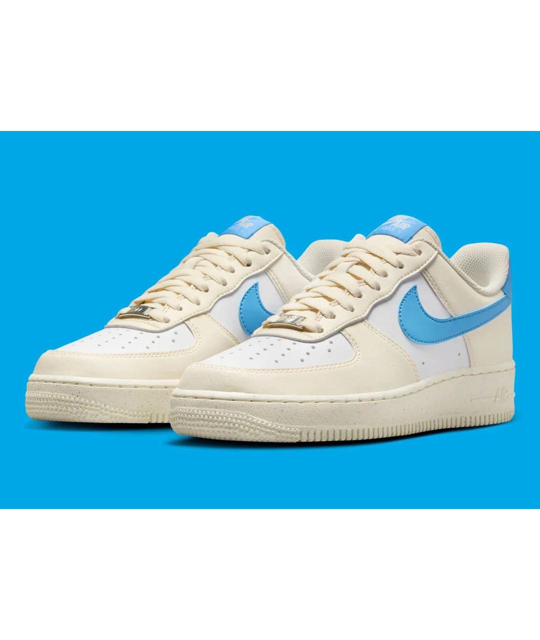 NIKE Бежевые кожаные кеды, фото 2