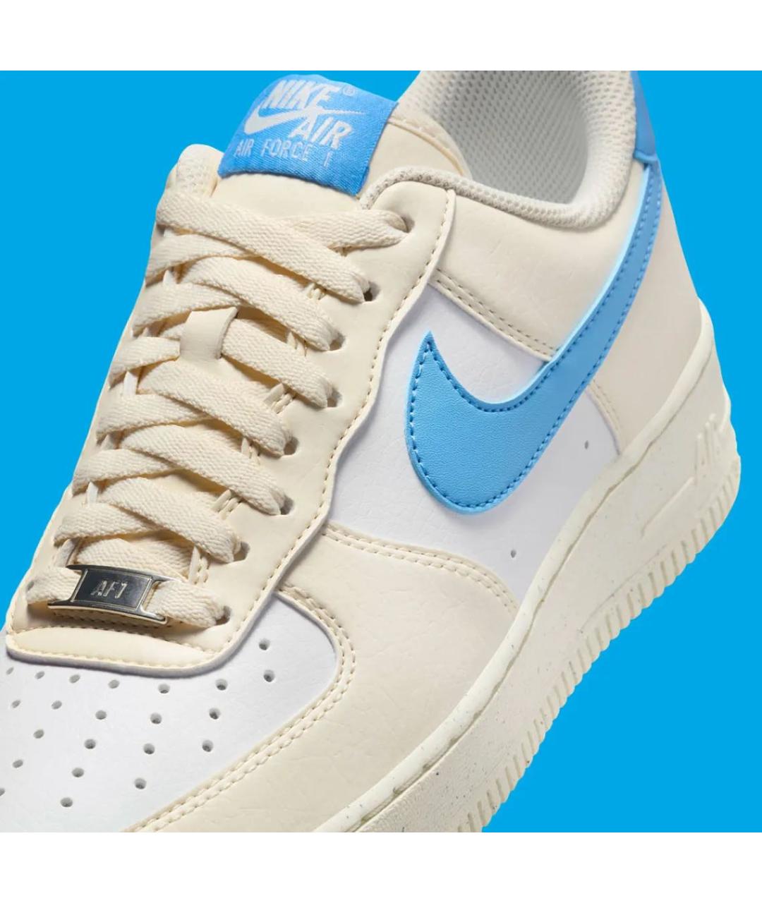 NIKE Бежевые кожаные кеды, фото 6