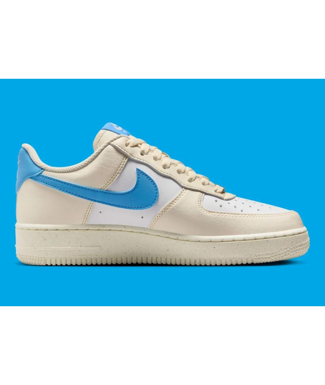 NIKE Бежевые кожаные кеды, фото 3