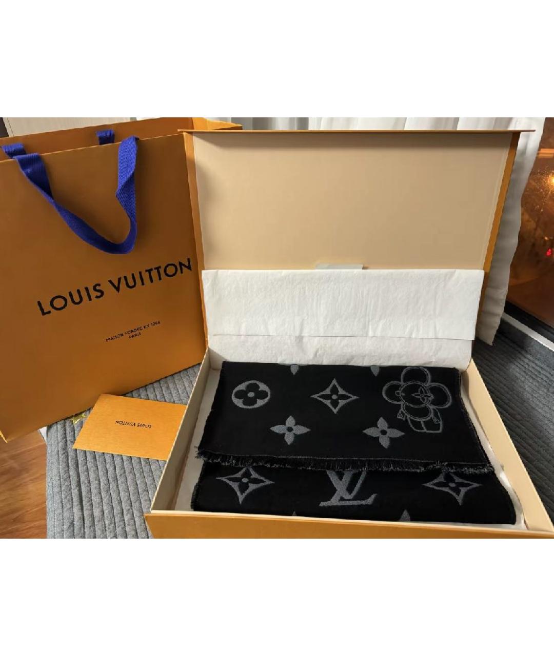 LOUIS VUITTON Кашемировый шарф, фото 4