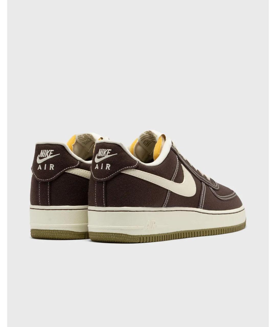 NIKE Коричневые текстильные кеды, фото 4