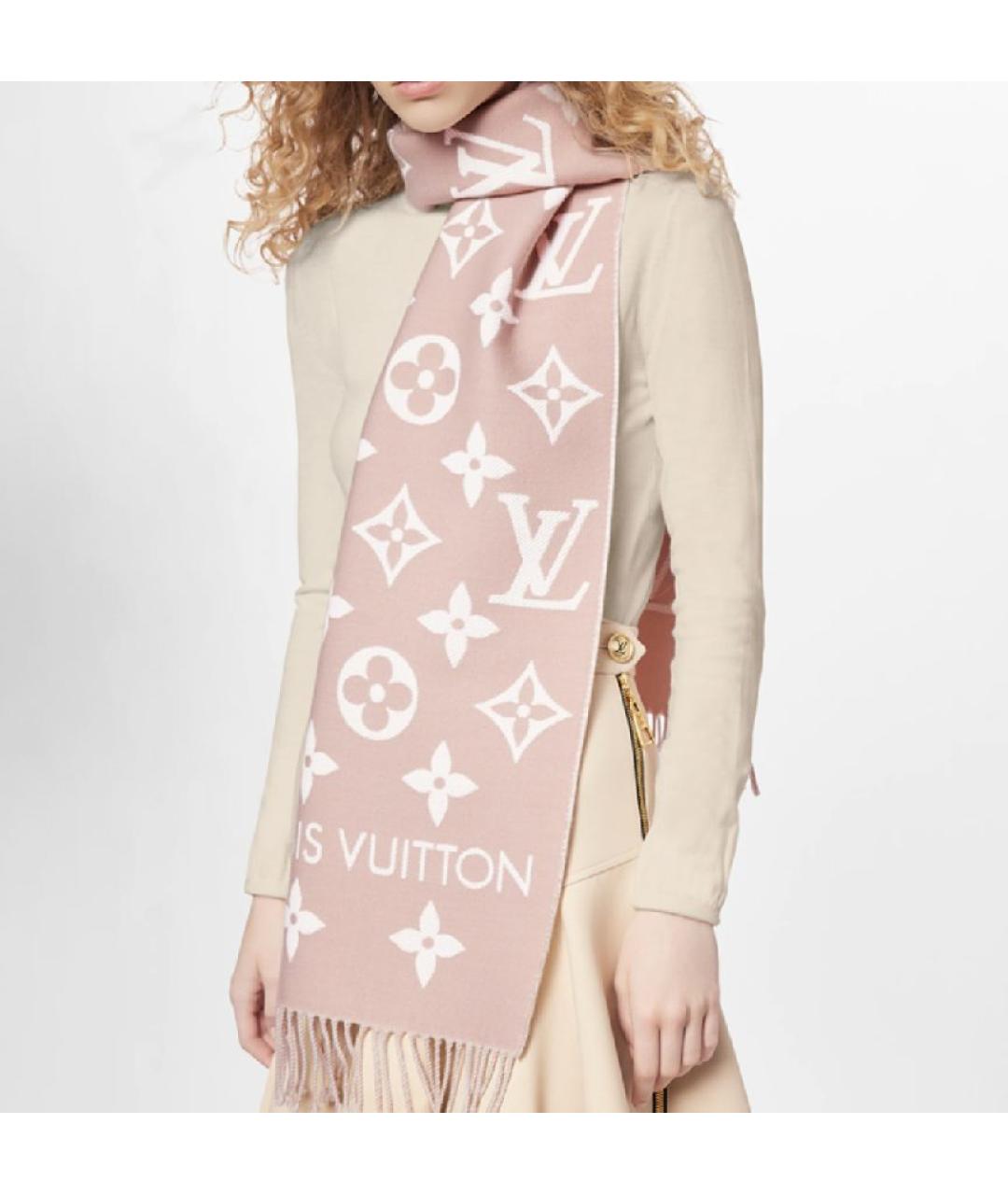 LOUIS VUITTON Кашемировый шарф, фото 5