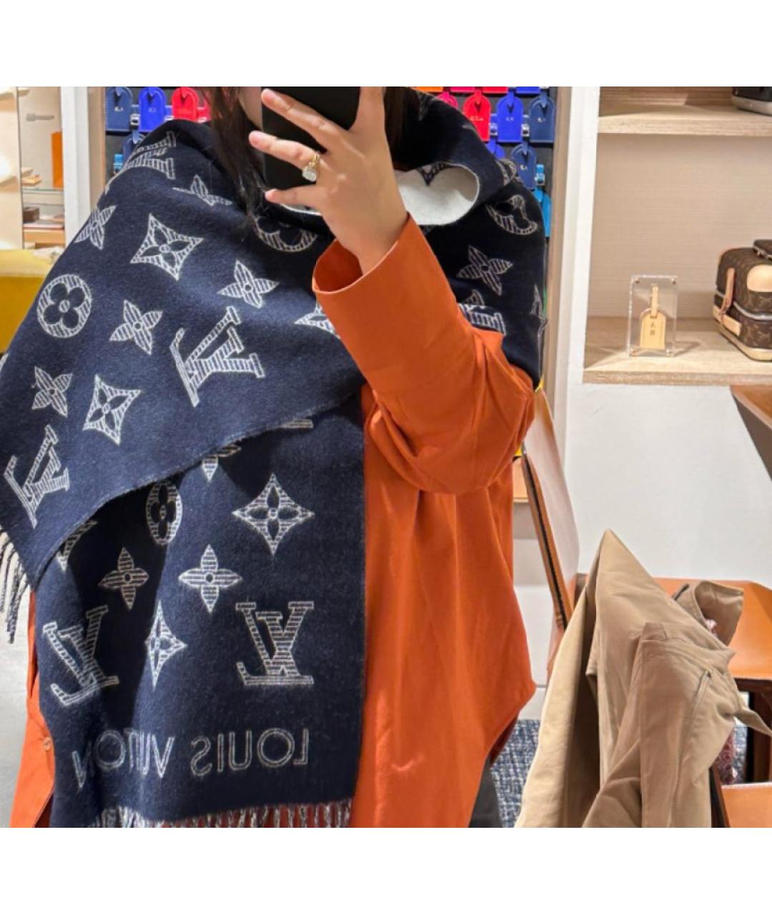 LOUIS VUITTON Кашемировый шарф, фото 3