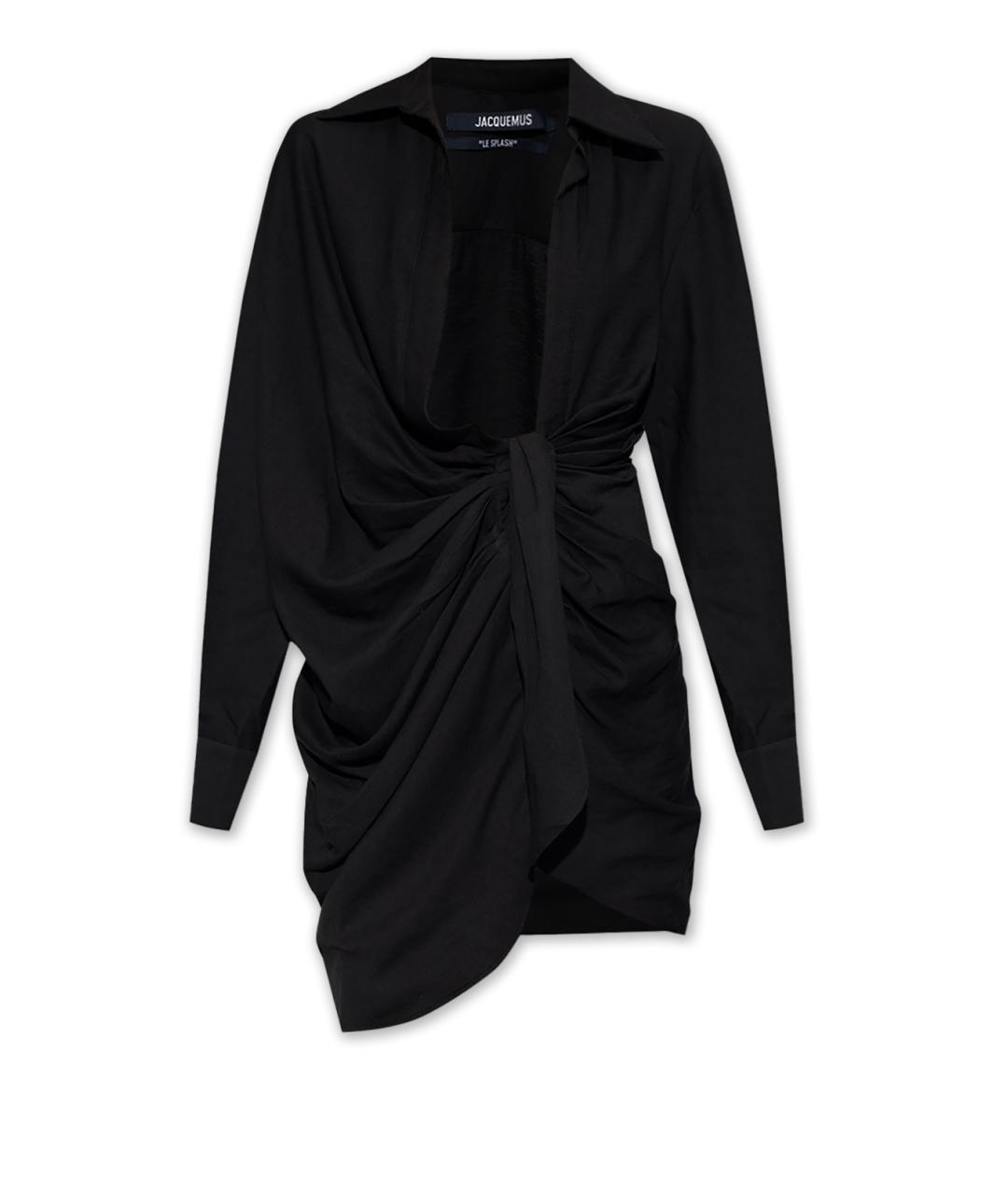 JACQUEMUS Черное коктейльное платье, фото 5