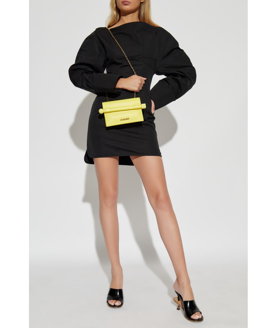 JACQUEMUS Черное коктейльное платье, фото 2