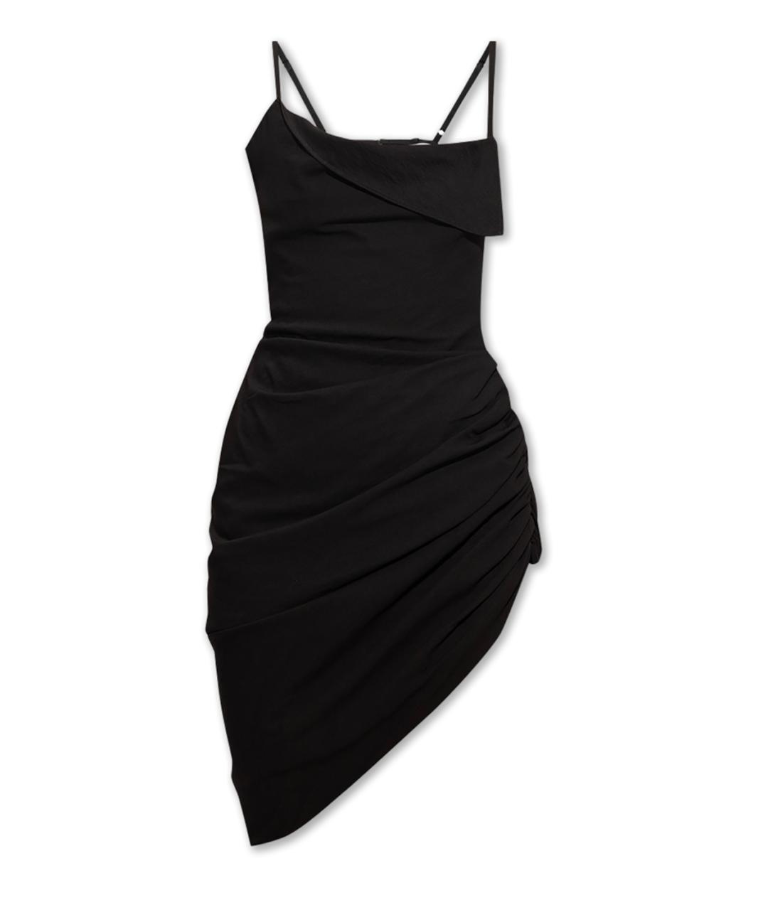 JACQUEMUS Черное коктейльное платье, фото 5