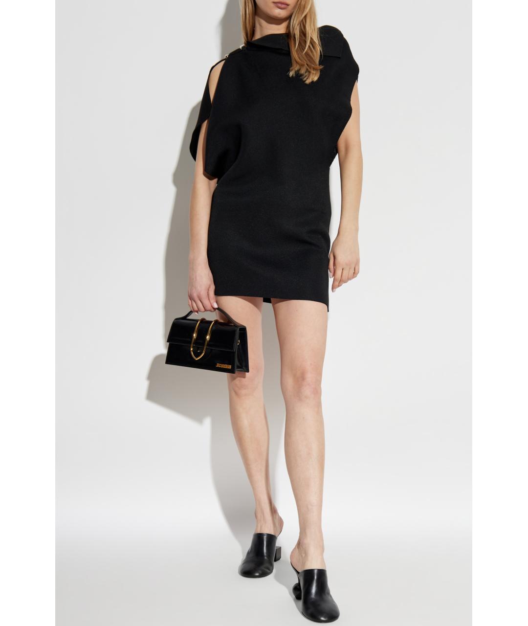 JACQUEMUS Черное коктейльное платье, фото 2