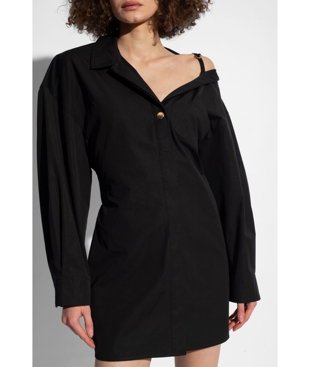JACQUEMUS Черное коктейльное платье, фото 3