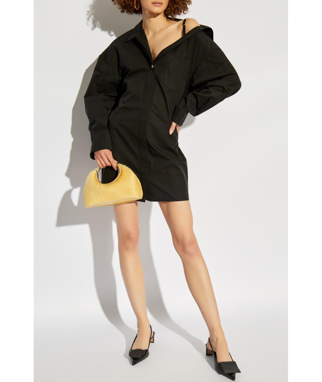 JACQUEMUS Черное коктейльное платье, фото 2