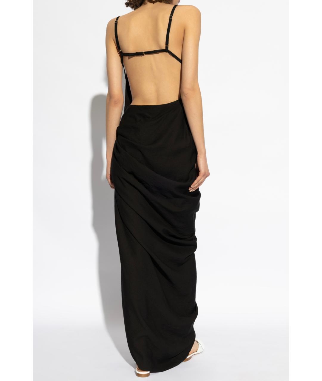 JACQUEMUS Черное коктейльное платье, фото 4