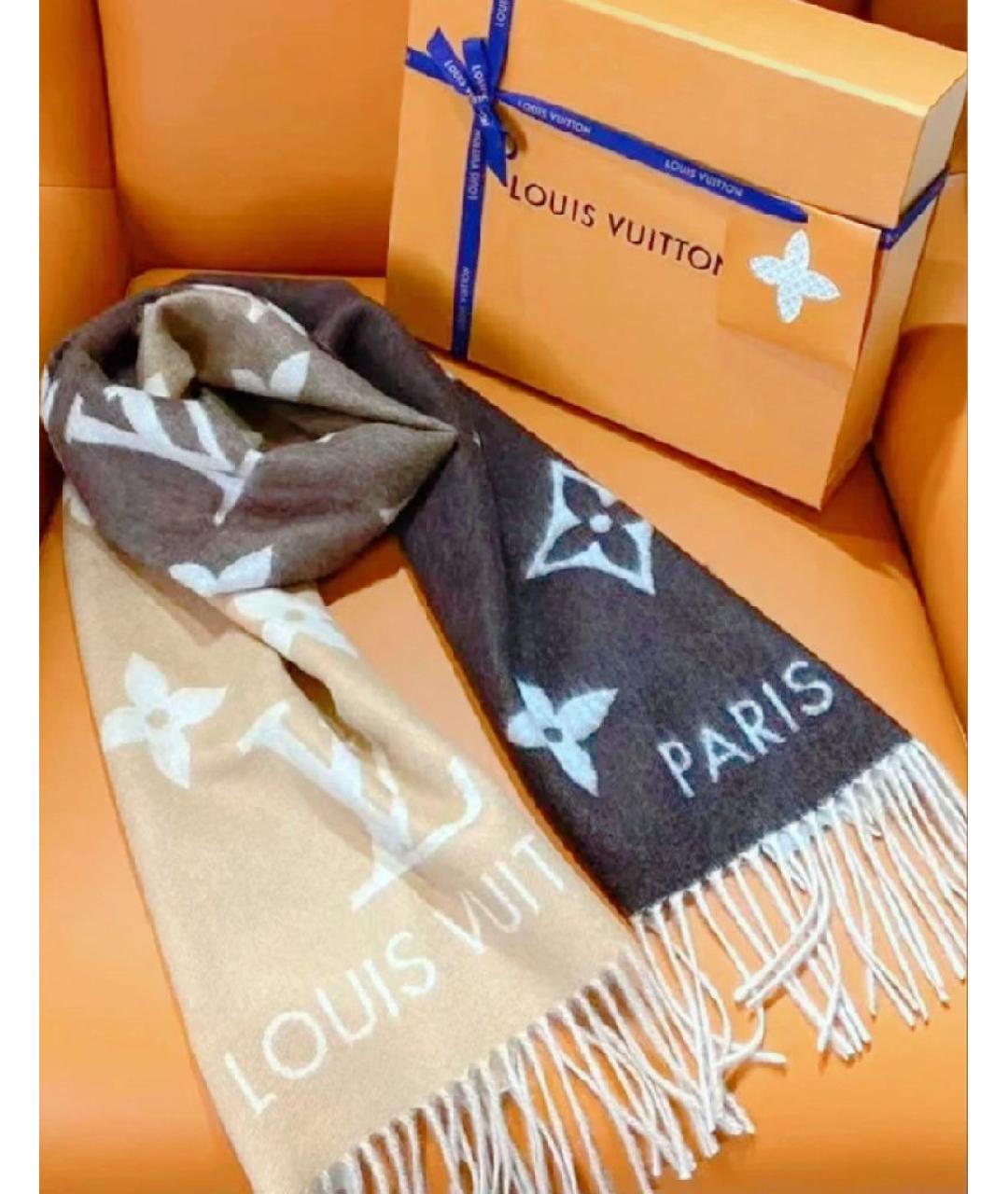 LOUIS VUITTON Кашемировый шарф, фото 4