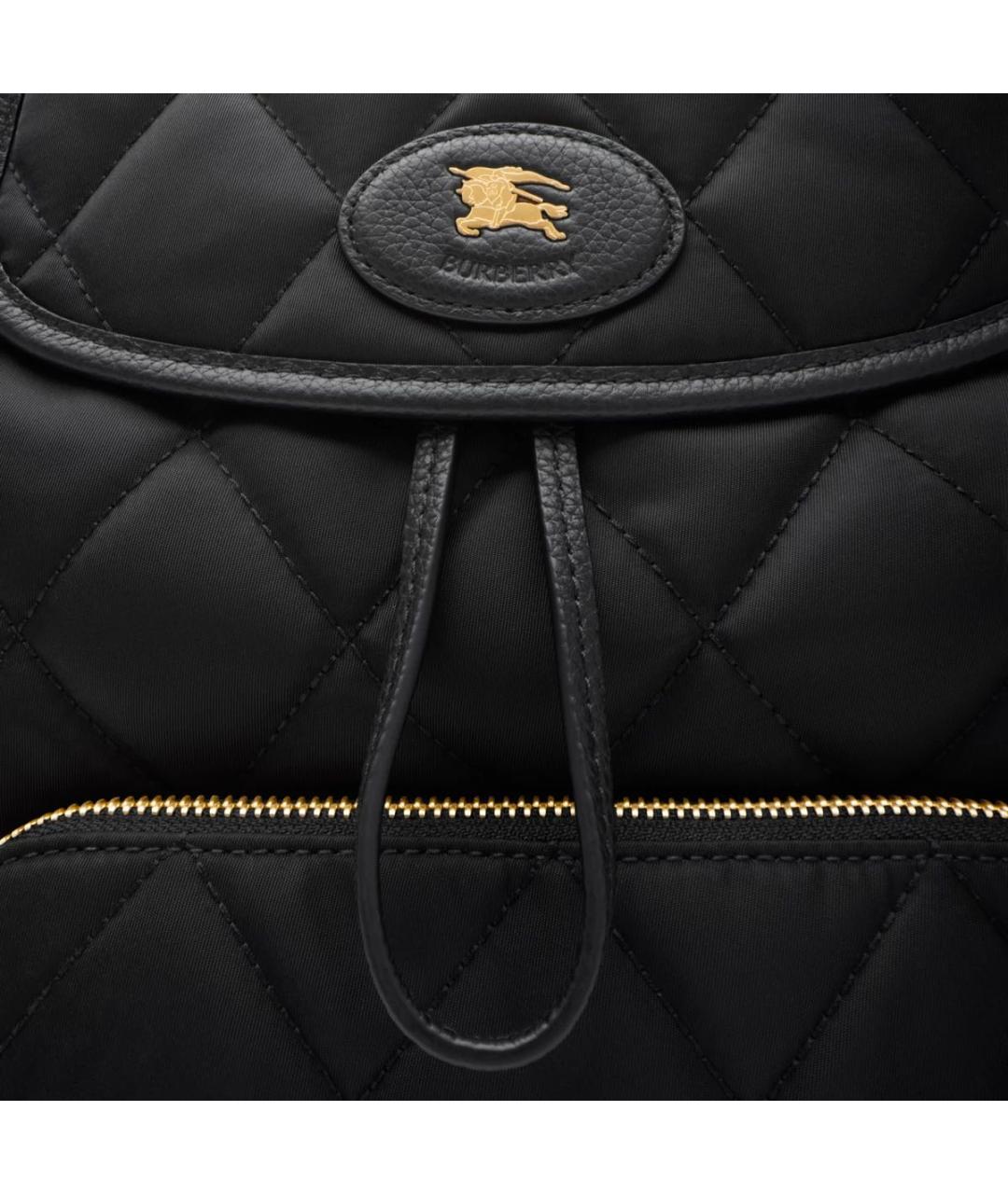 BURBERRY Черный тканевый рюкзак, фото 4