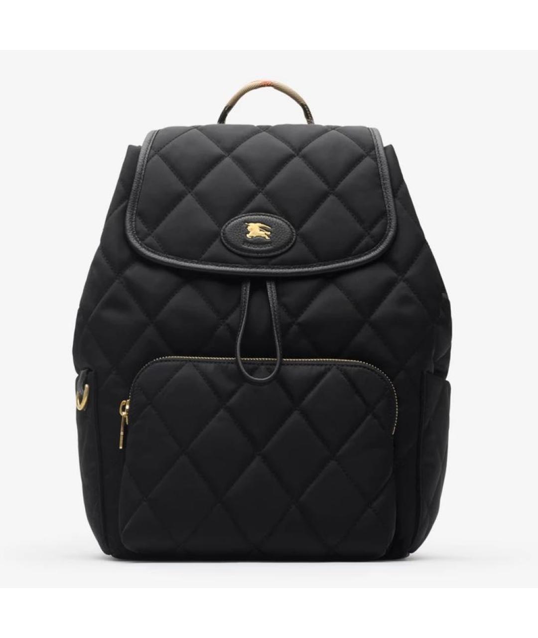 BURBERRY Черный тканевый рюкзак, фото 5