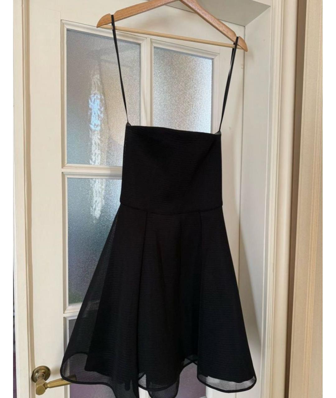 DKNY Черное полиэстеровое коктейльное платье, фото 7