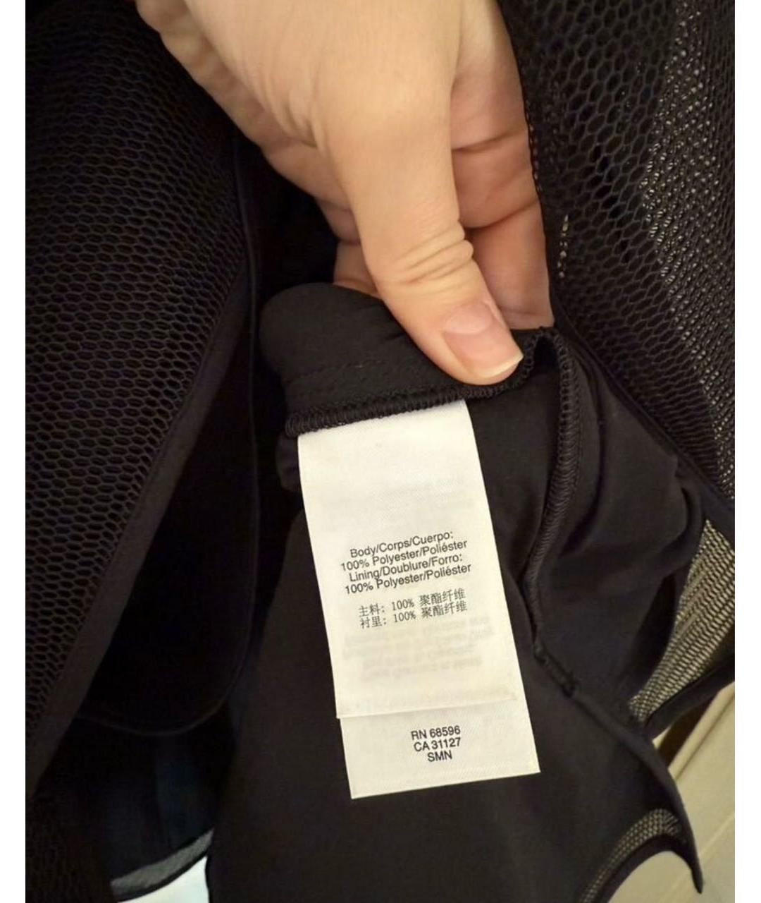 DKNY Черное полиэстеровое коктейльное платье, фото 4