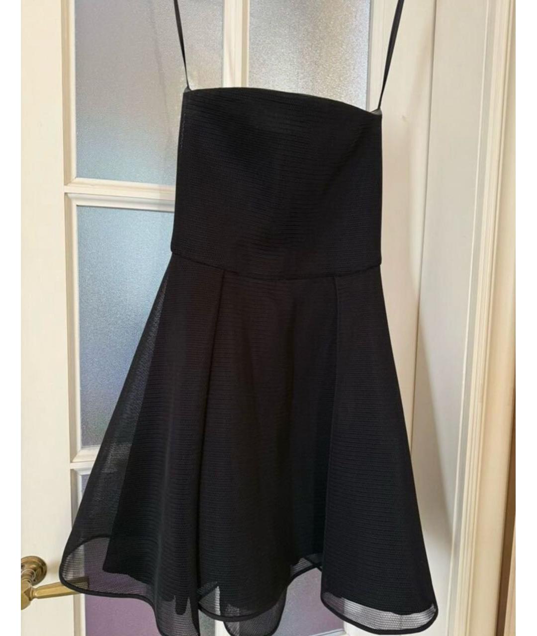 DKNY Черное полиэстеровое коктейльное платье, фото 8