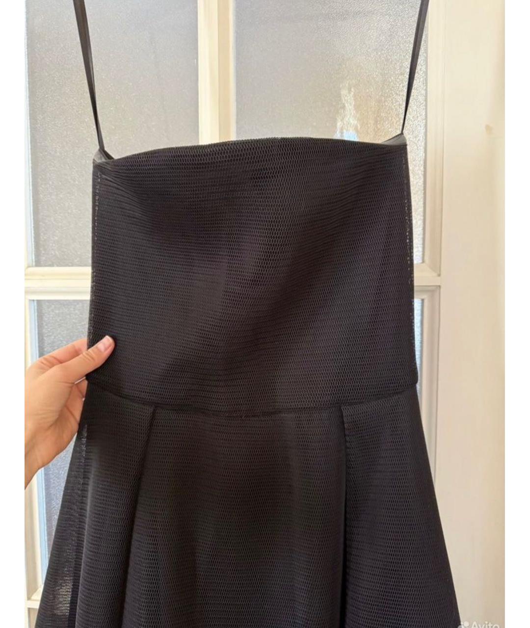 DKNY Черное полиэстеровое коктейльное платье, фото 3