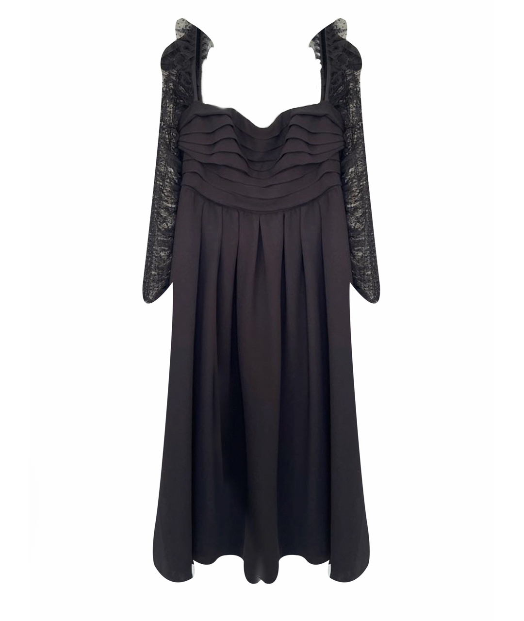 SELF-PORTRAIT Черное кружевное коктейльное платье, фото 1