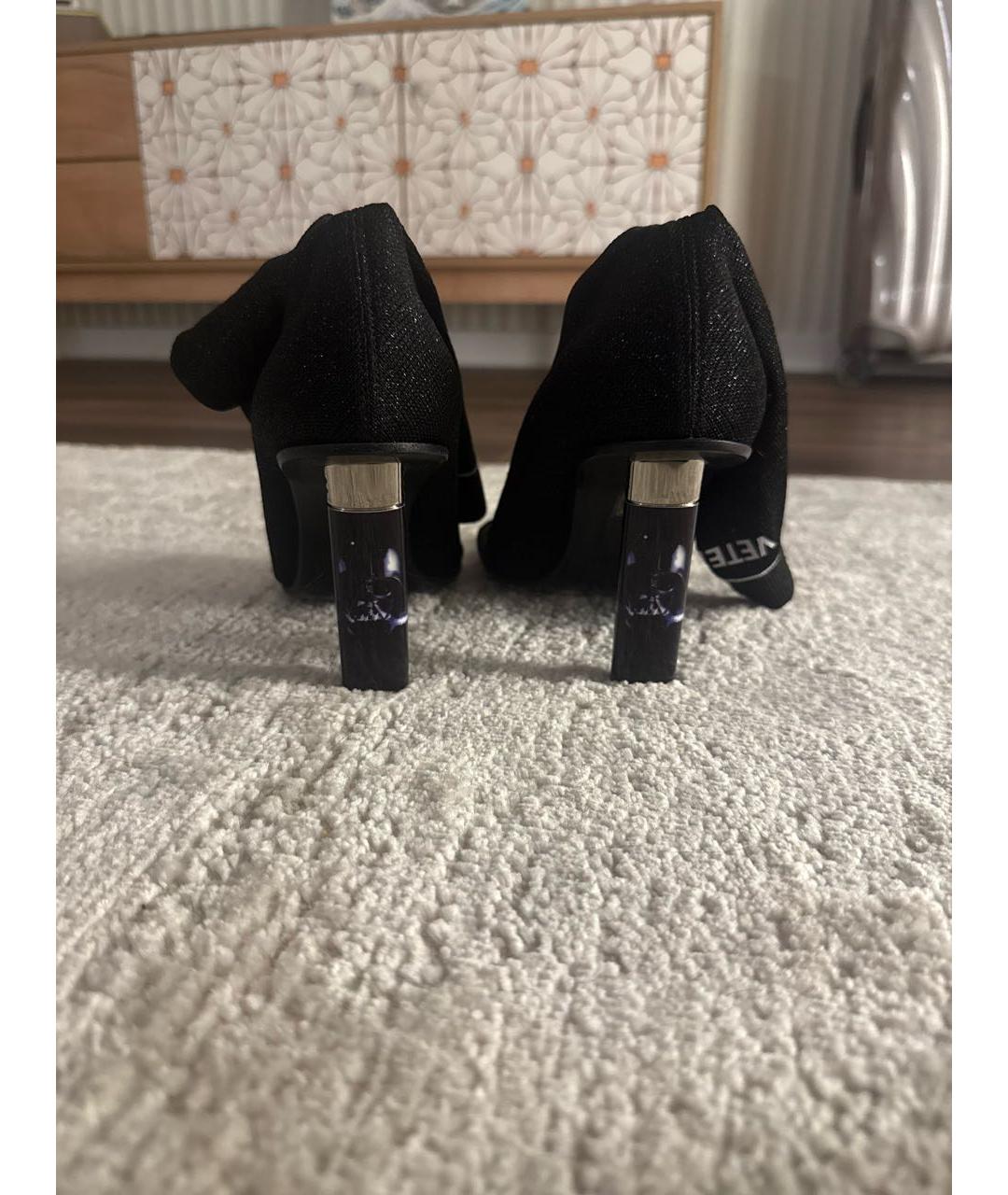 VETEMENTS Черные ботильоны, фото 5