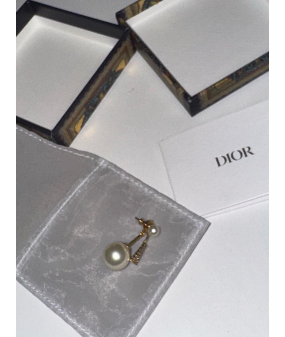 CHRISTIAN DIOR Золотые серьги, фото 4