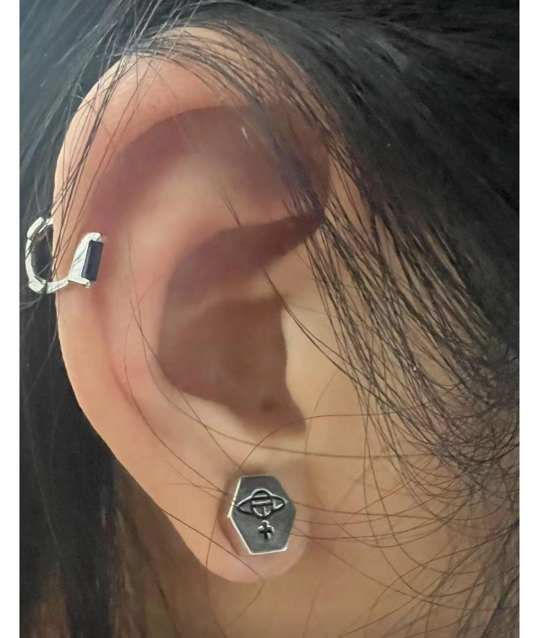 VIVIENNE WESTWOOD Серебряные латунные серьги, фото 4