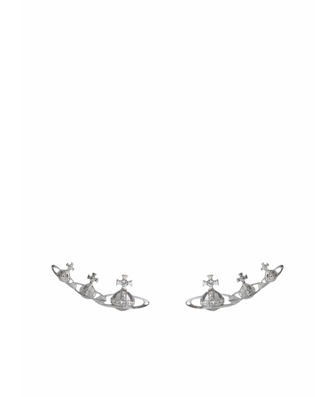 VIVIENNE WESTWOOD Серебряные латунные серьги, фото 1