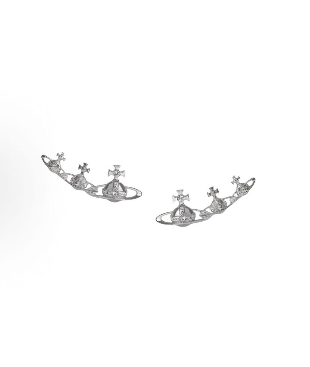 VIVIENNE WESTWOOD Серебряные латунные серьги, фото 4