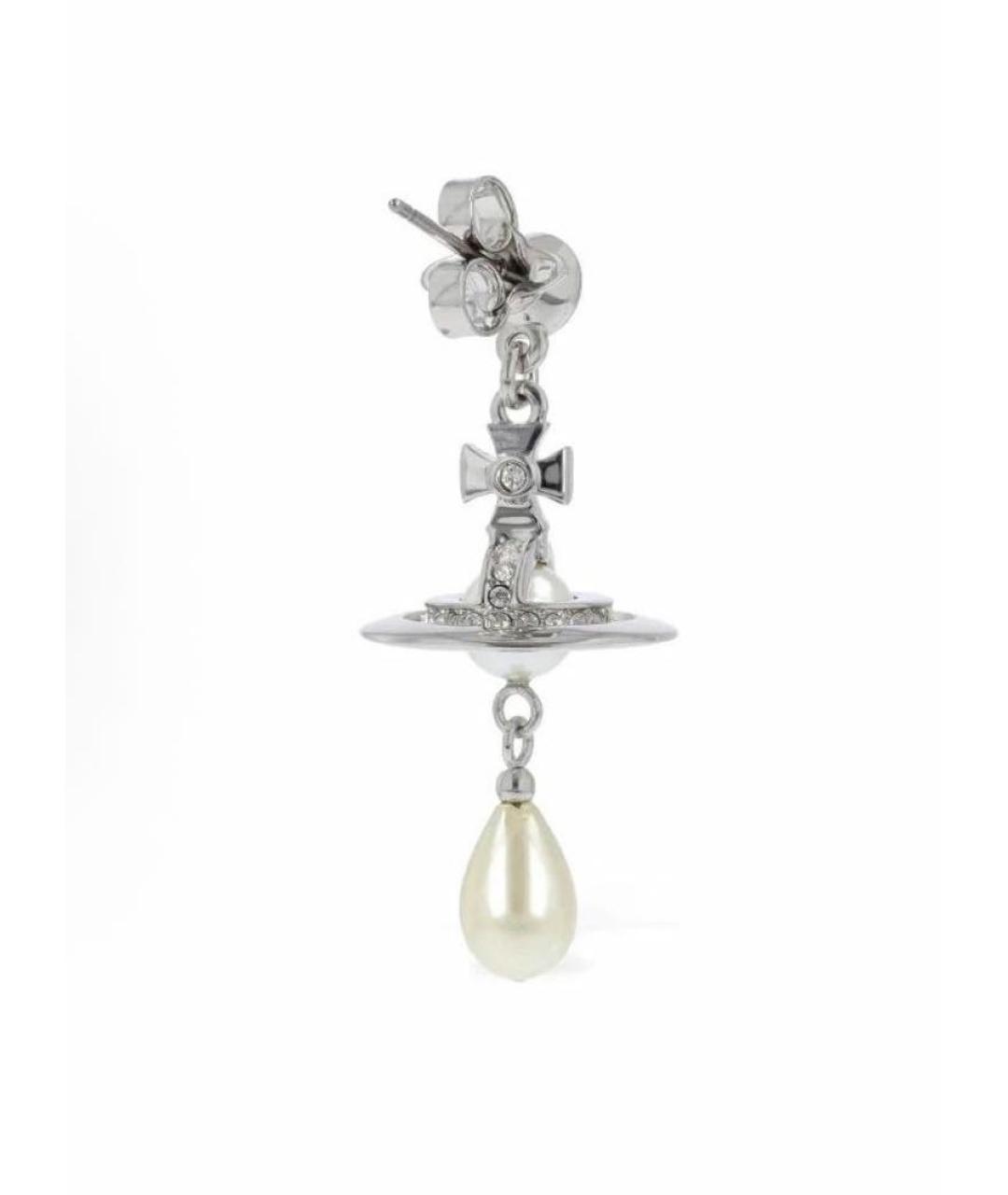 VIVIENNE WESTWOOD Серебряные латунные серьги, фото 2