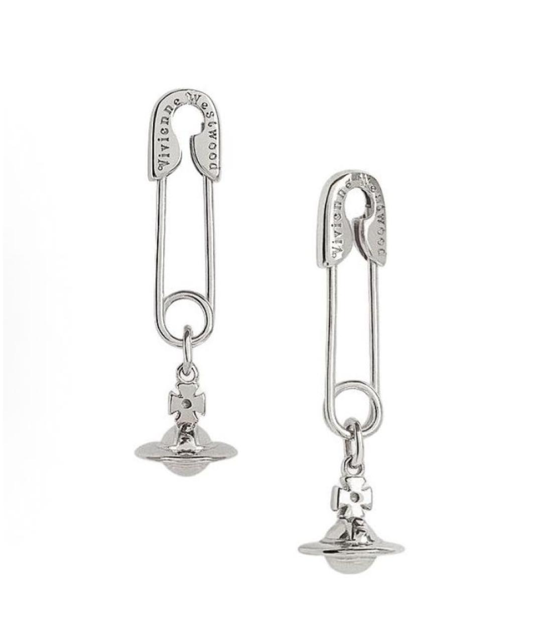 VIVIENNE WESTWOOD Серебряные с серебряным покрытием серьги, фото 4