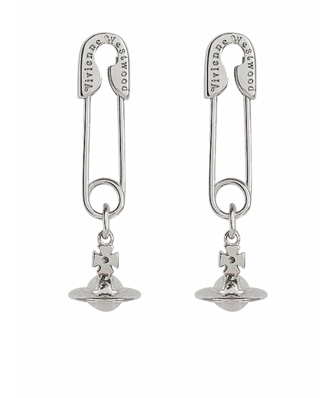VIVIENNE WESTWOOD Серебряные с серебряным покрытием серьги, фото 1