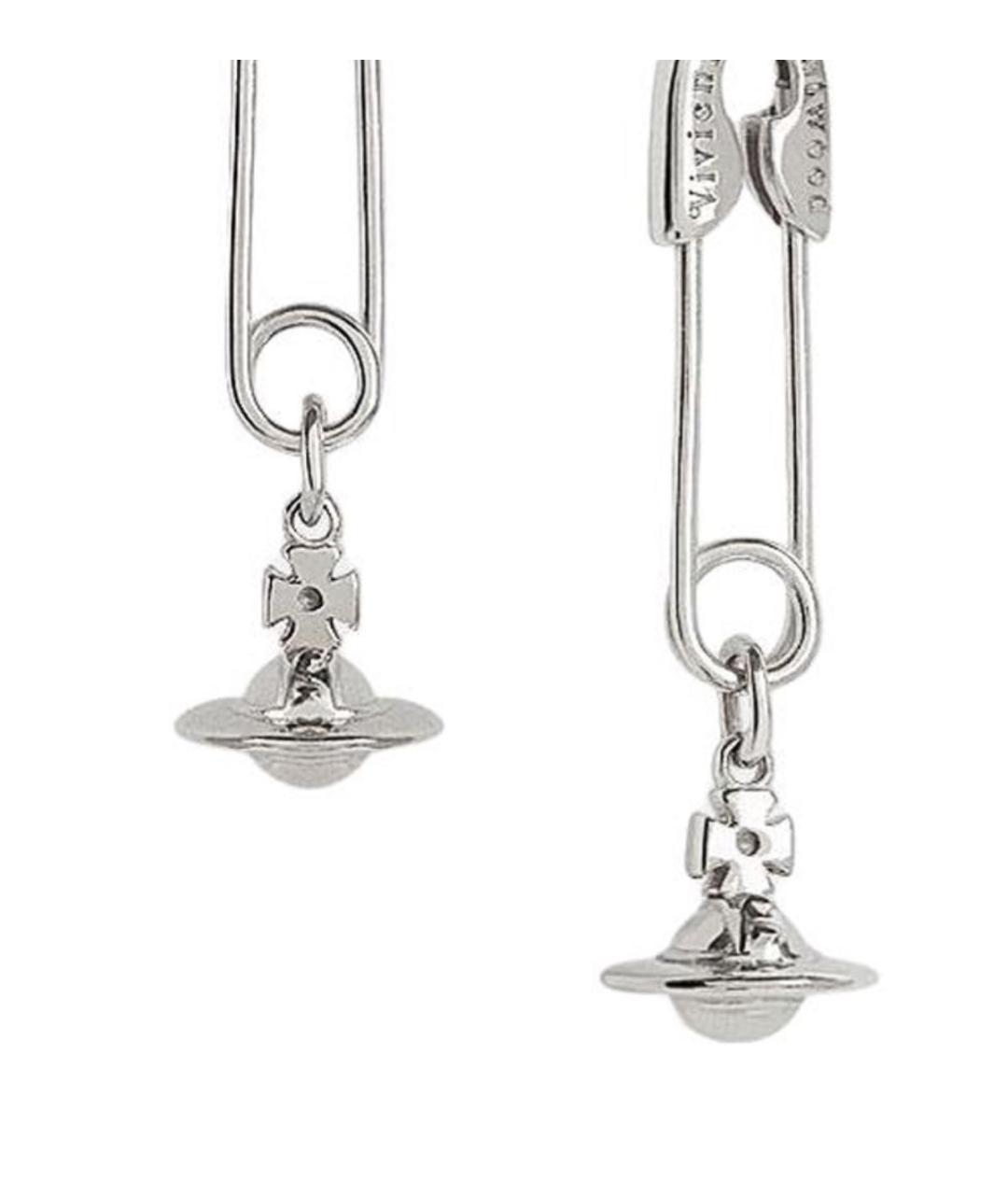 VIVIENNE WESTWOOD Серебряные с серебряным покрытием серьги, фото 2