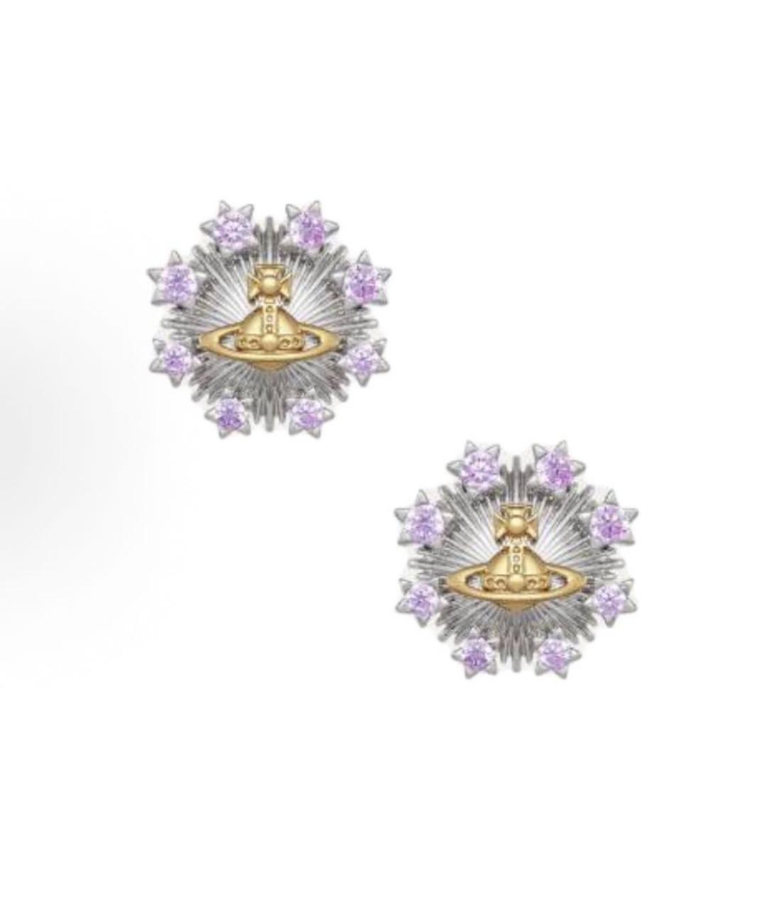 VIVIENNE WESTWOOD Серебряные с серебряным покрытием серьги, фото 4