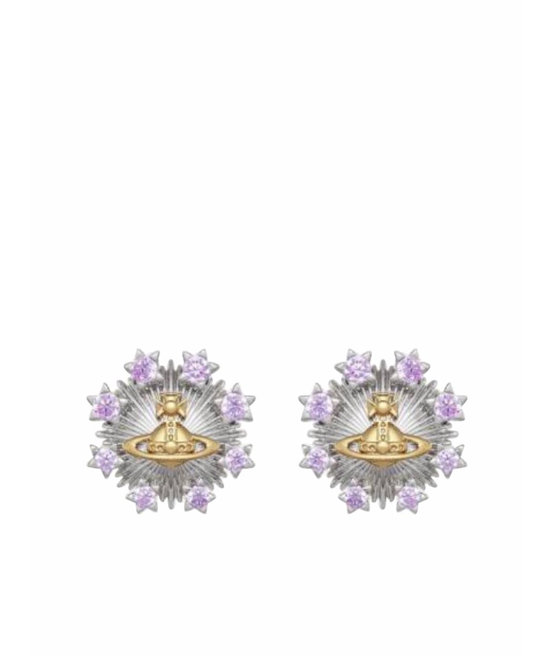 VIVIENNE WESTWOOD Серебряные с серебряным покрытием серьги, фото 1