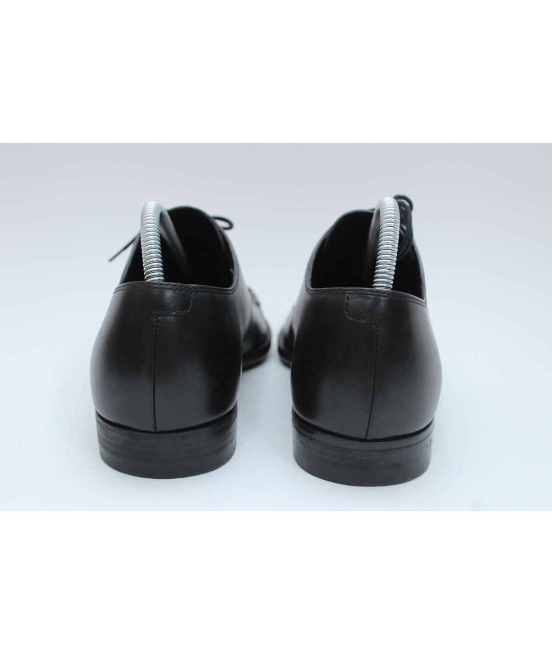BOTTEGA VENETA Черные кожаные туфли, фото 7