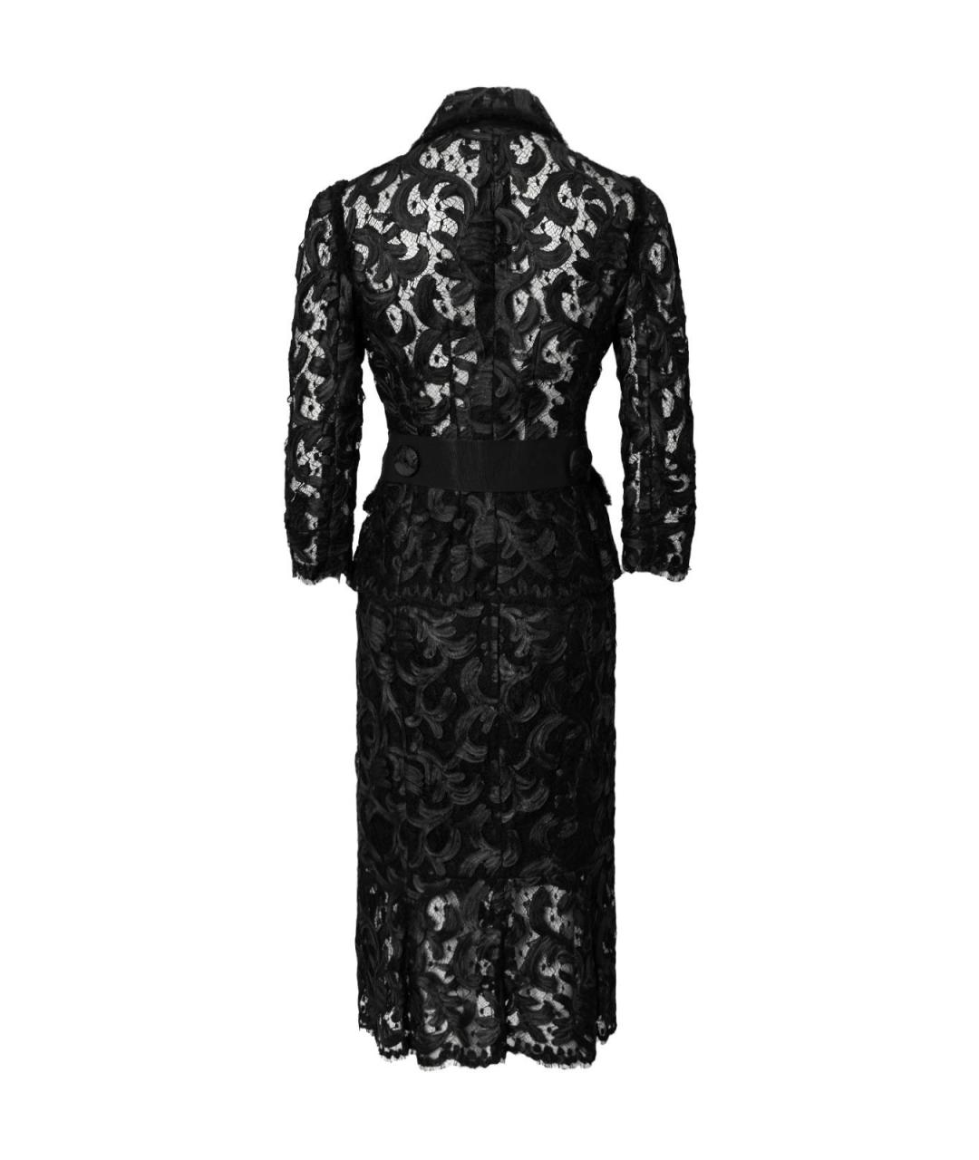 DOLCE&GABBANA Черный полиамидовый костюм с юбками, фото 2