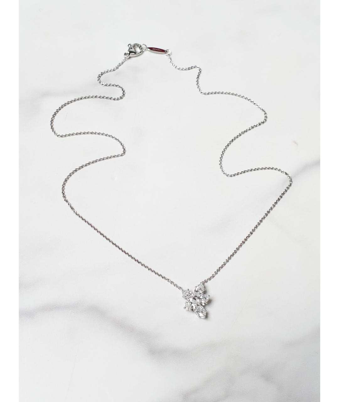 Harry Winston Серебряное платиновое колье, фото 2