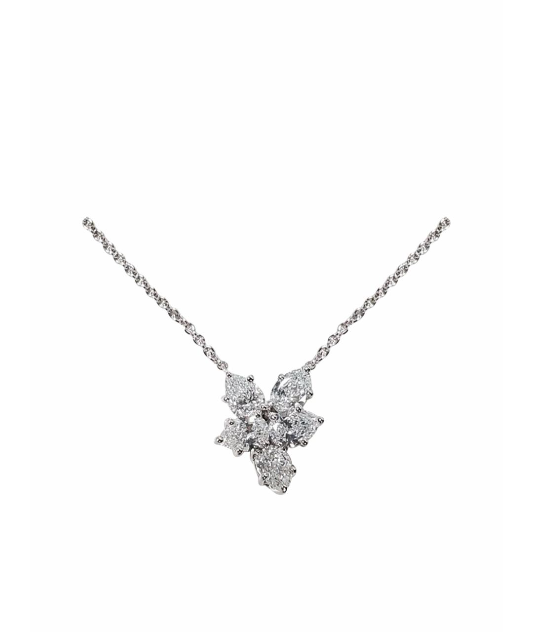 Harry Winston Серебряное платиновое колье, фото 1