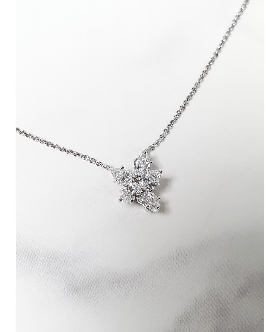 Harry Winston Серебряное платиновое колье, фото 4