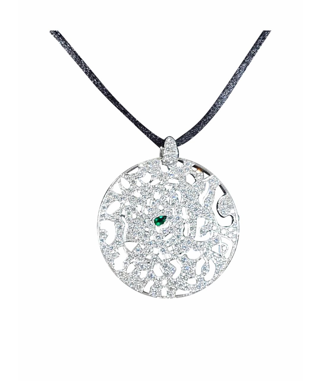 CARTIER Серебряное колье из белого золота, фото 1