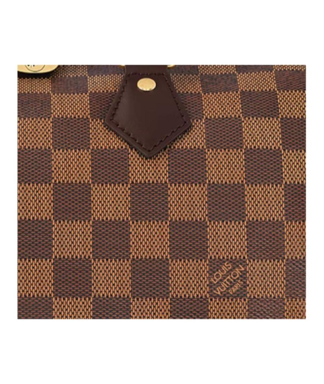 LOUIS VUITTON Коричневая сумка с короткими ручками, фото 4