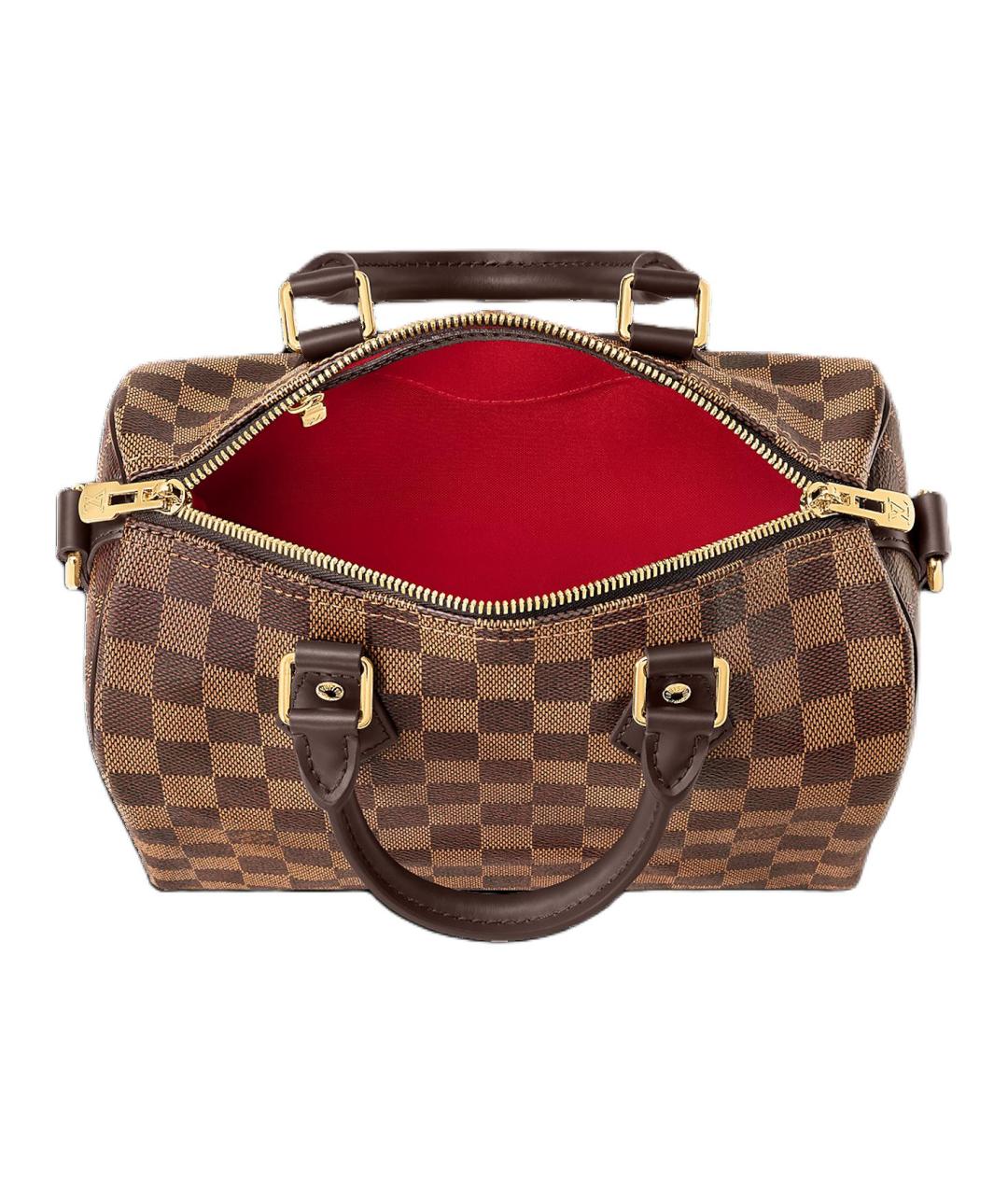 LOUIS VUITTON Коричневая сумка с короткими ручками, фото 3