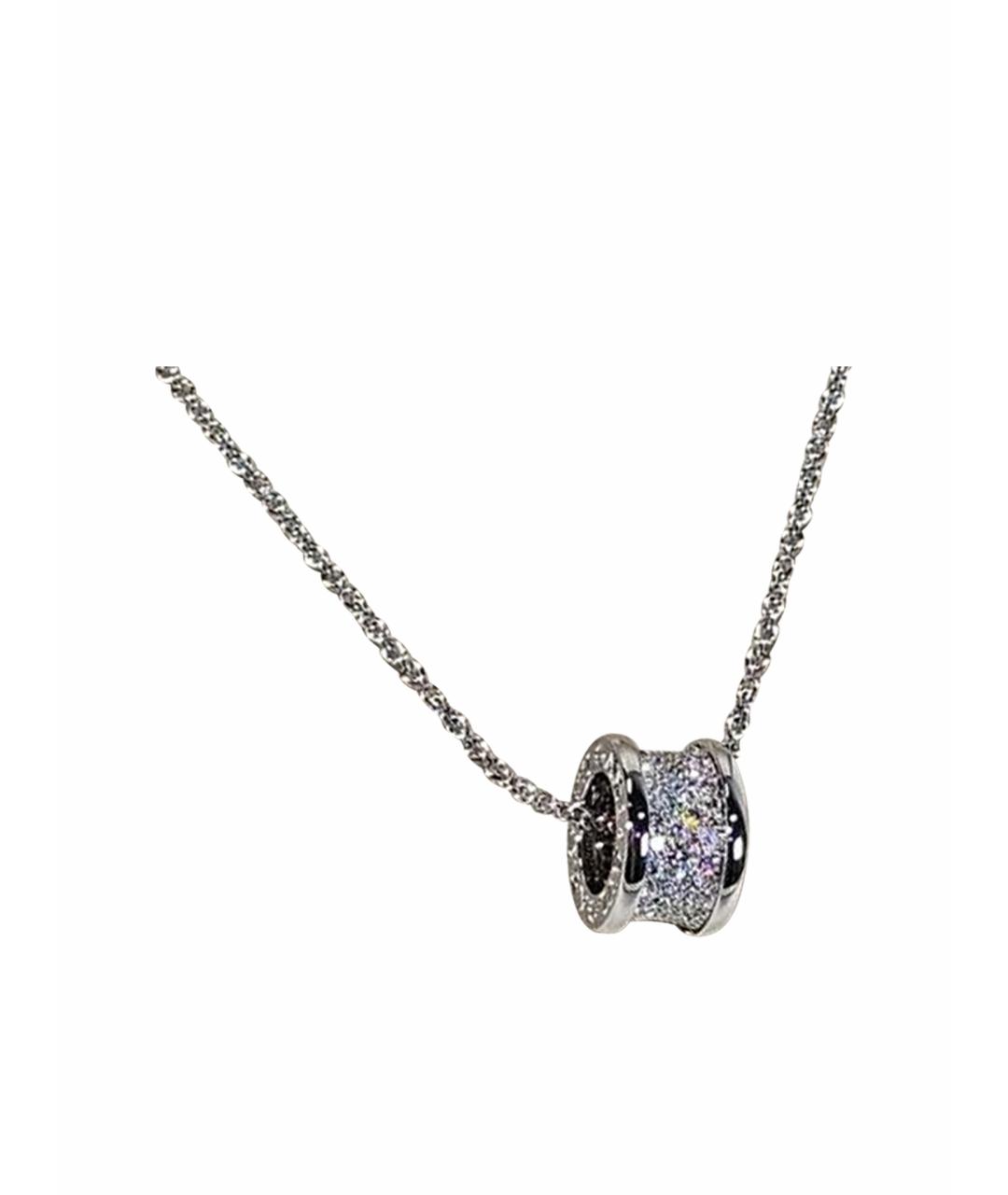 BVLGARI Серебряное колье из белого золота, фото 1