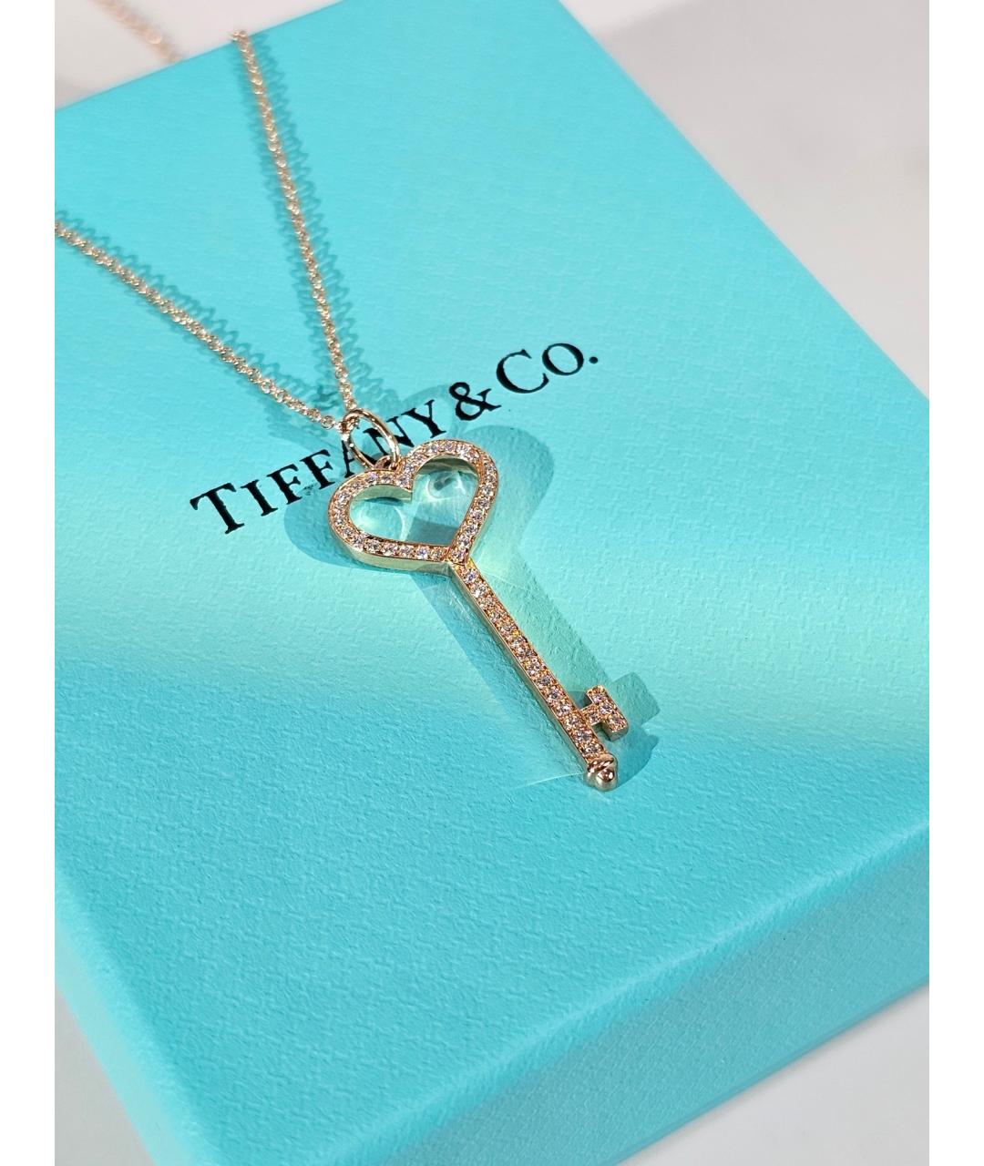TIFFANY&CO Золотое колье из розового золота, фото 3