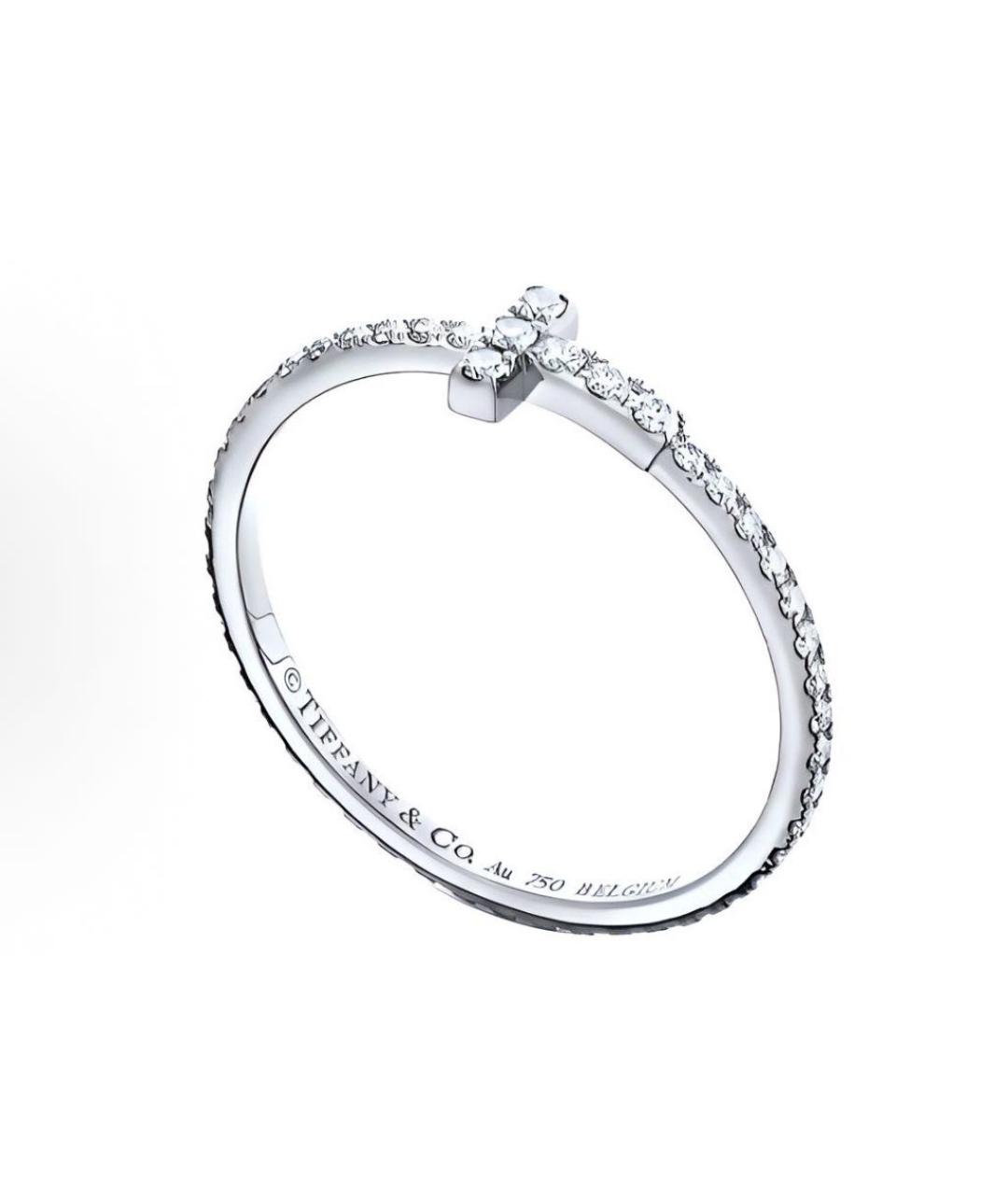 TIFFANY&CO Серебряное кольцо из белого золота, фото 2