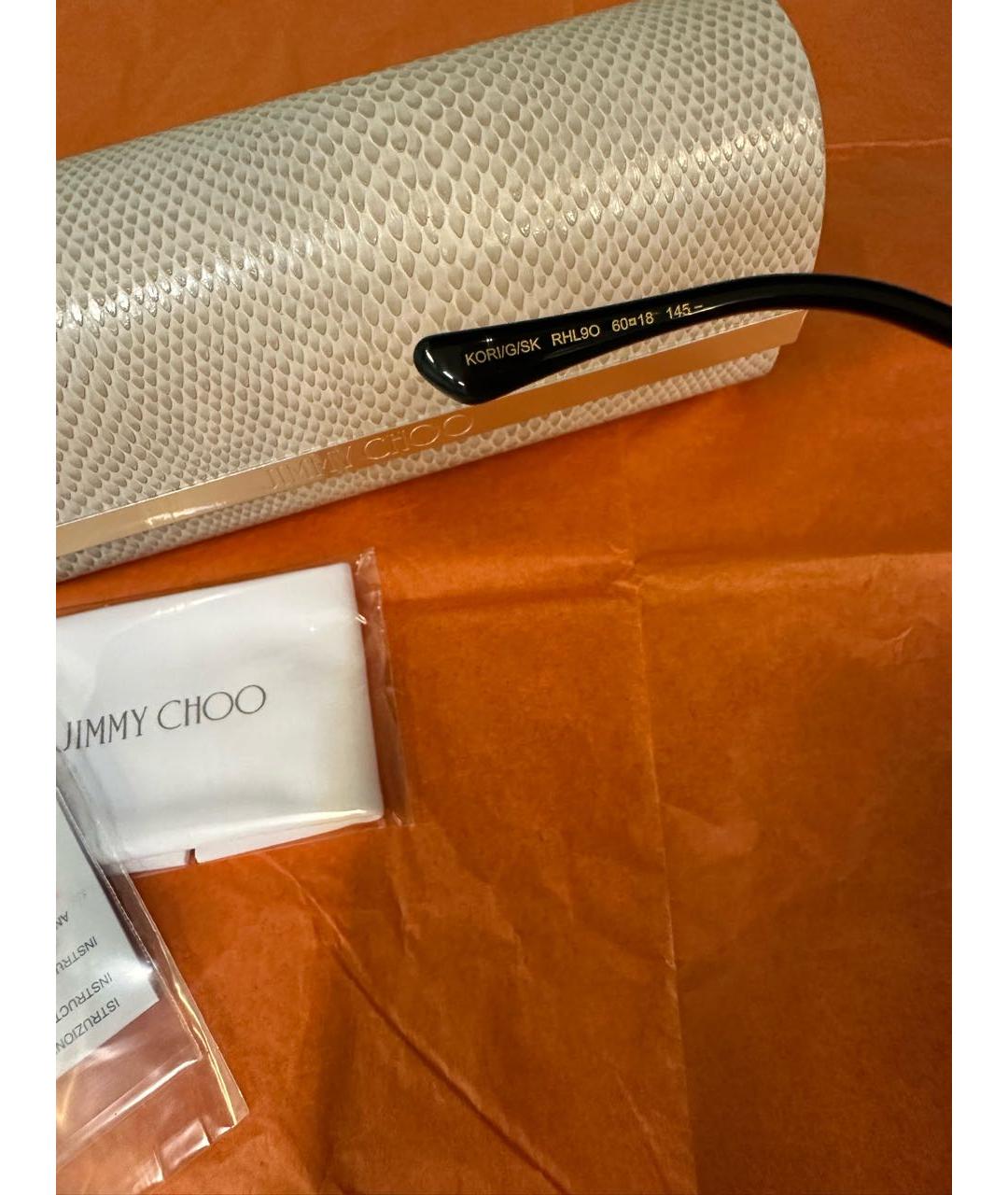 JIMMY CHOO Металлические солнцезащитные очки, фото 7