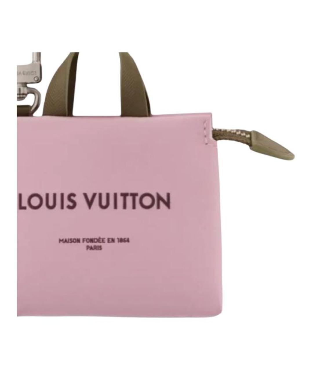 LOUIS VUITTON Розовый брелок, фото 2